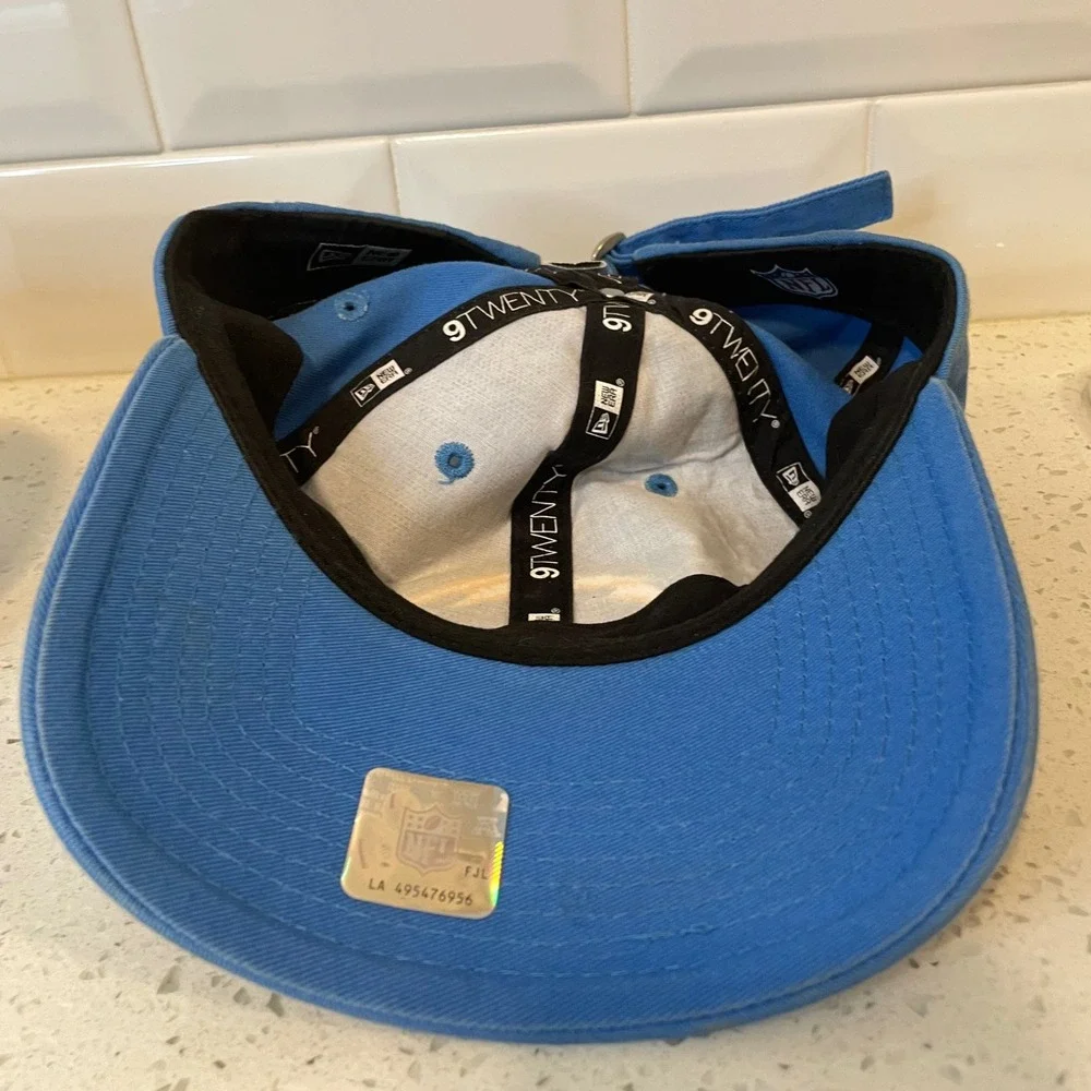 New Era 9TWENTY Los Angeles Chargers Hat‎ NFL Powder Blue Adjustable Dad Cap